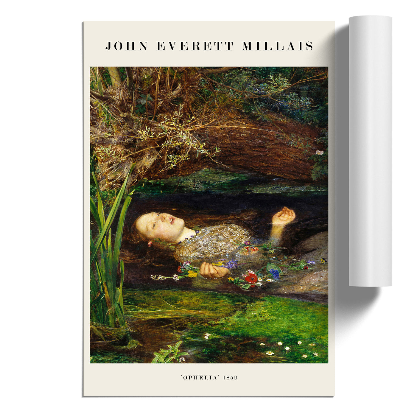 Ophelia Print By John Everett Millais