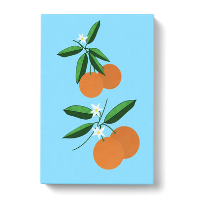 Orange Blossom Blue Canvas Print Main Image
