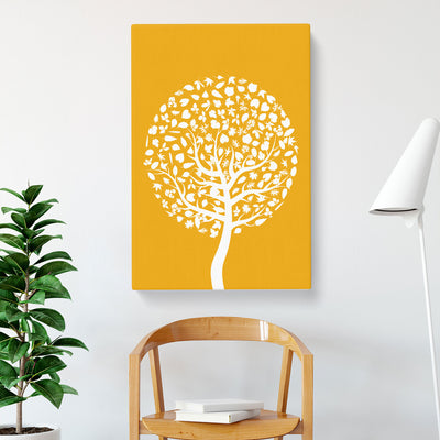 Orange And White Tree