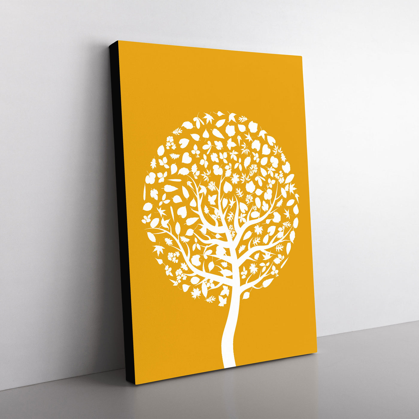 Orange And White Tree