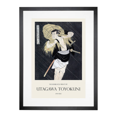 Otani Tomoemon Print By Utagawa Toyokuni Framed Print Main Image