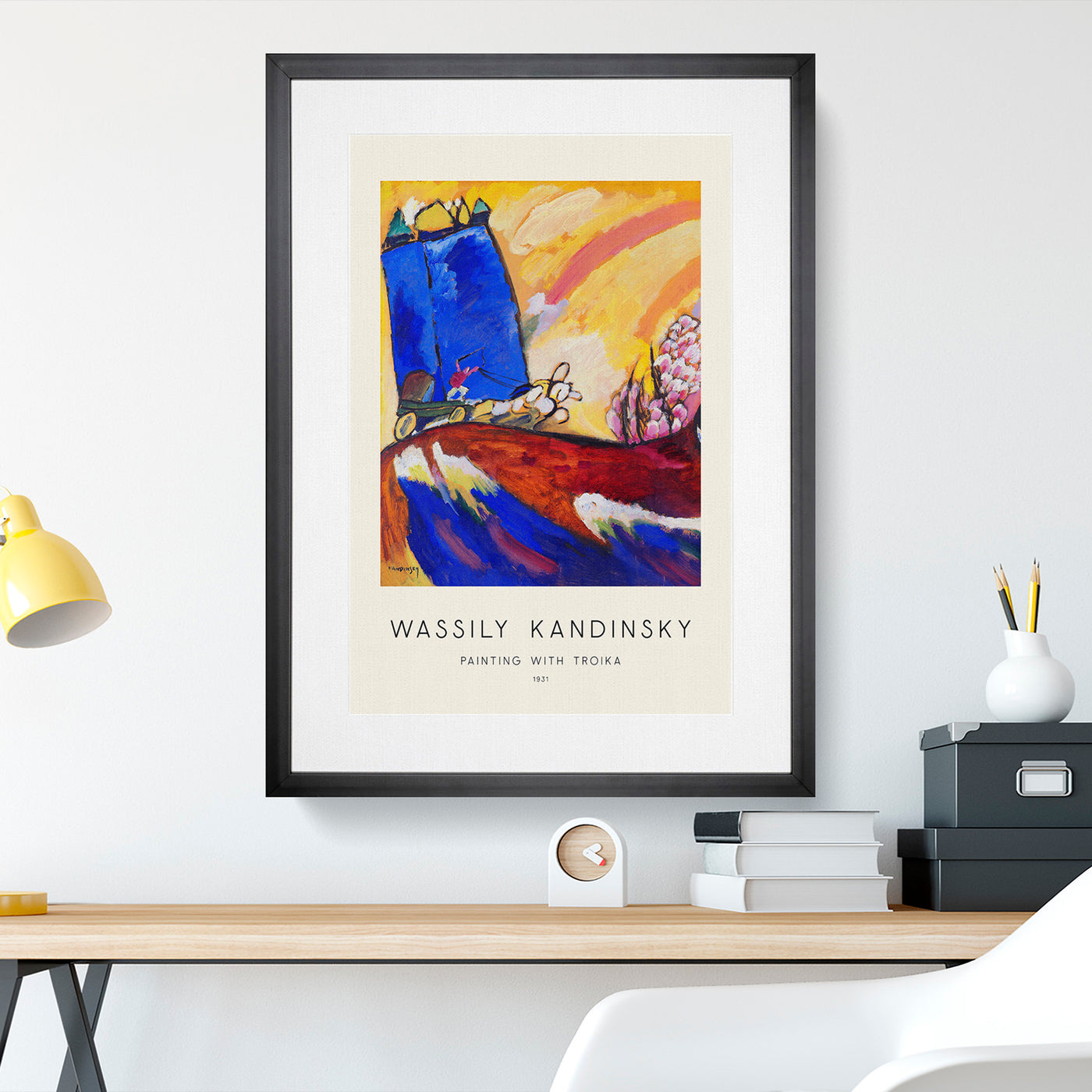 Painting With Troika Print By Wassily Kandinsky