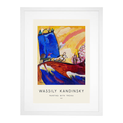 Painting With Troika Print By Wassily Kandinsky