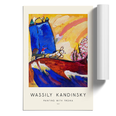 Painting With Troika Print By Wassily Kandinsky