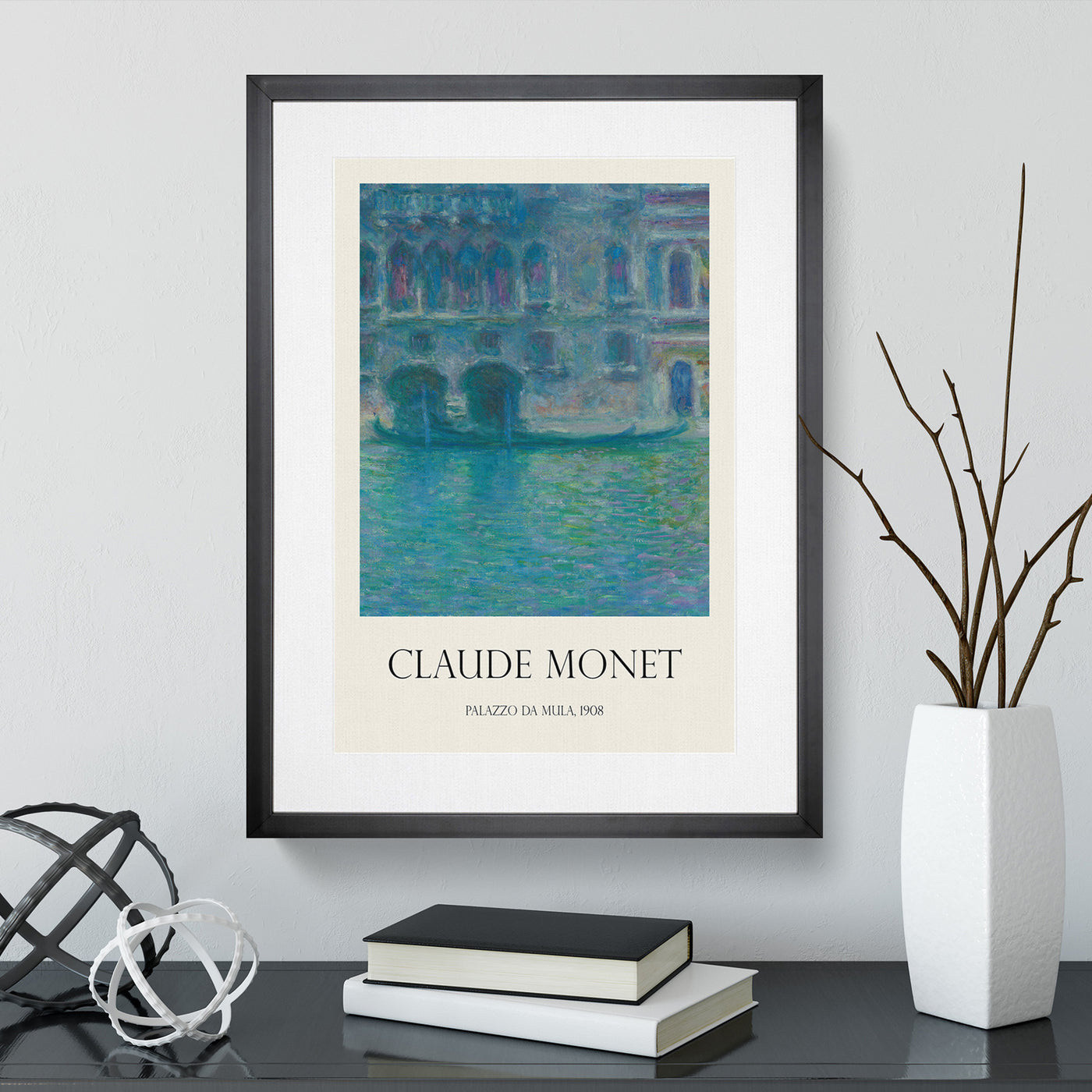 Palazzo Da Mula, Venice Print By Claude Monet