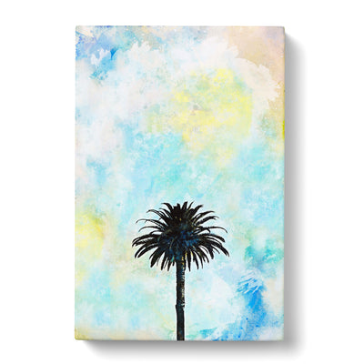 Palm Tree In California In Abstract Canvas Print Main Image