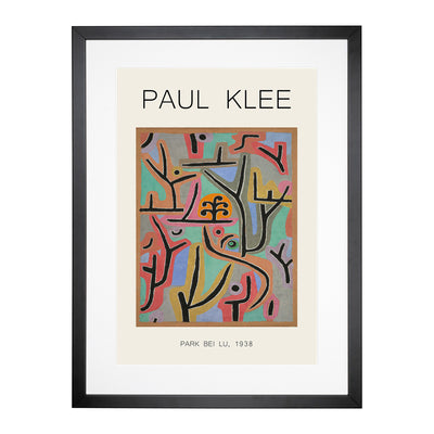 Park Scene Print By Paul Klee Framed Print Main Image