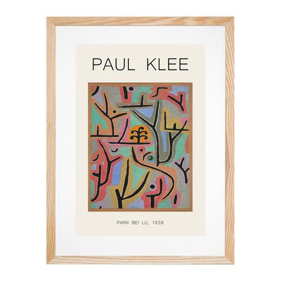 Park Scene Print By Paul Klee