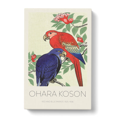 Parrots Print By Ohara Koson Canvas Print Main Image