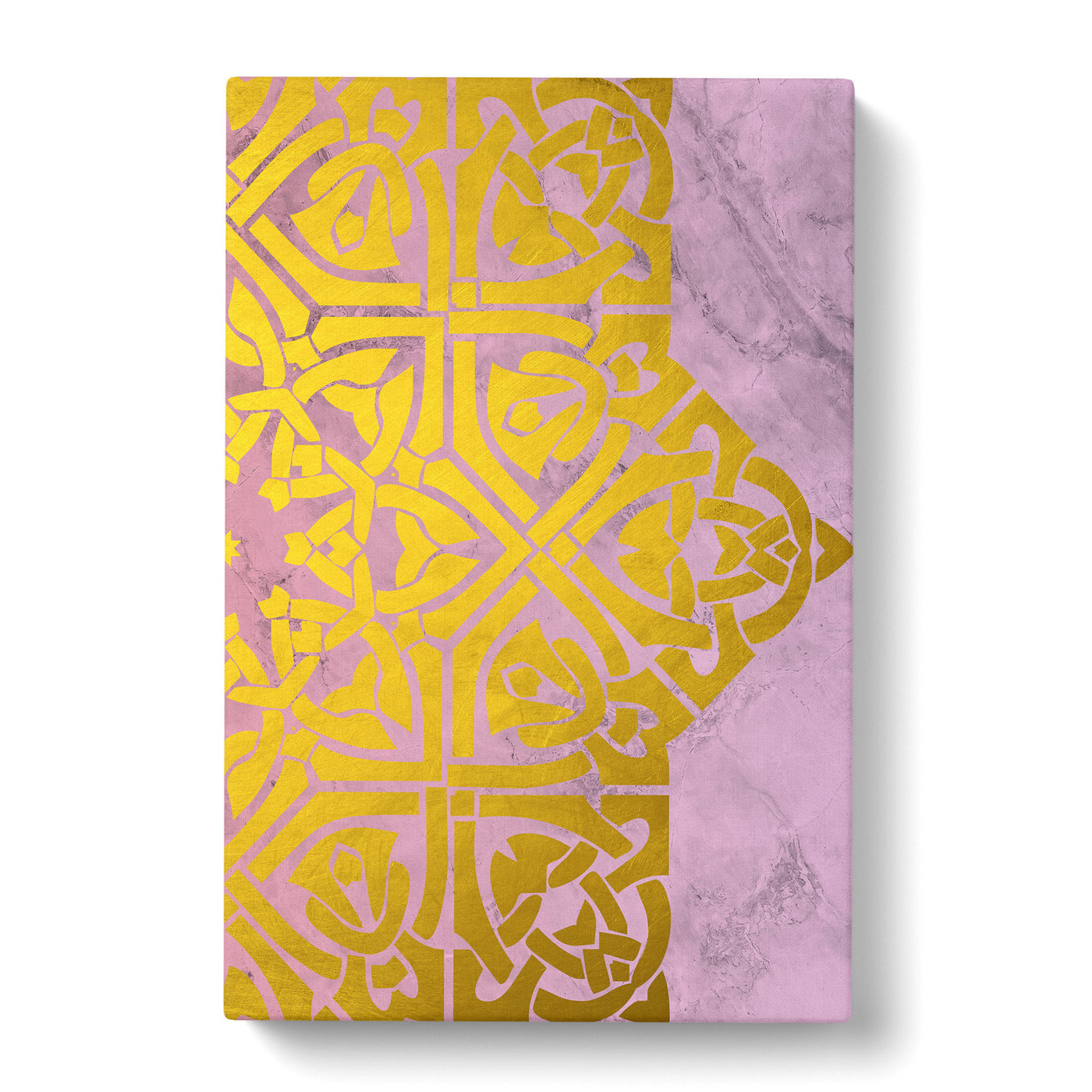 Peach Gold Mandala No.2 Canvas Print Main Image