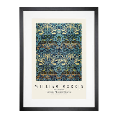 Peacock And Dragon Print By William Morris Framed Print Main Image