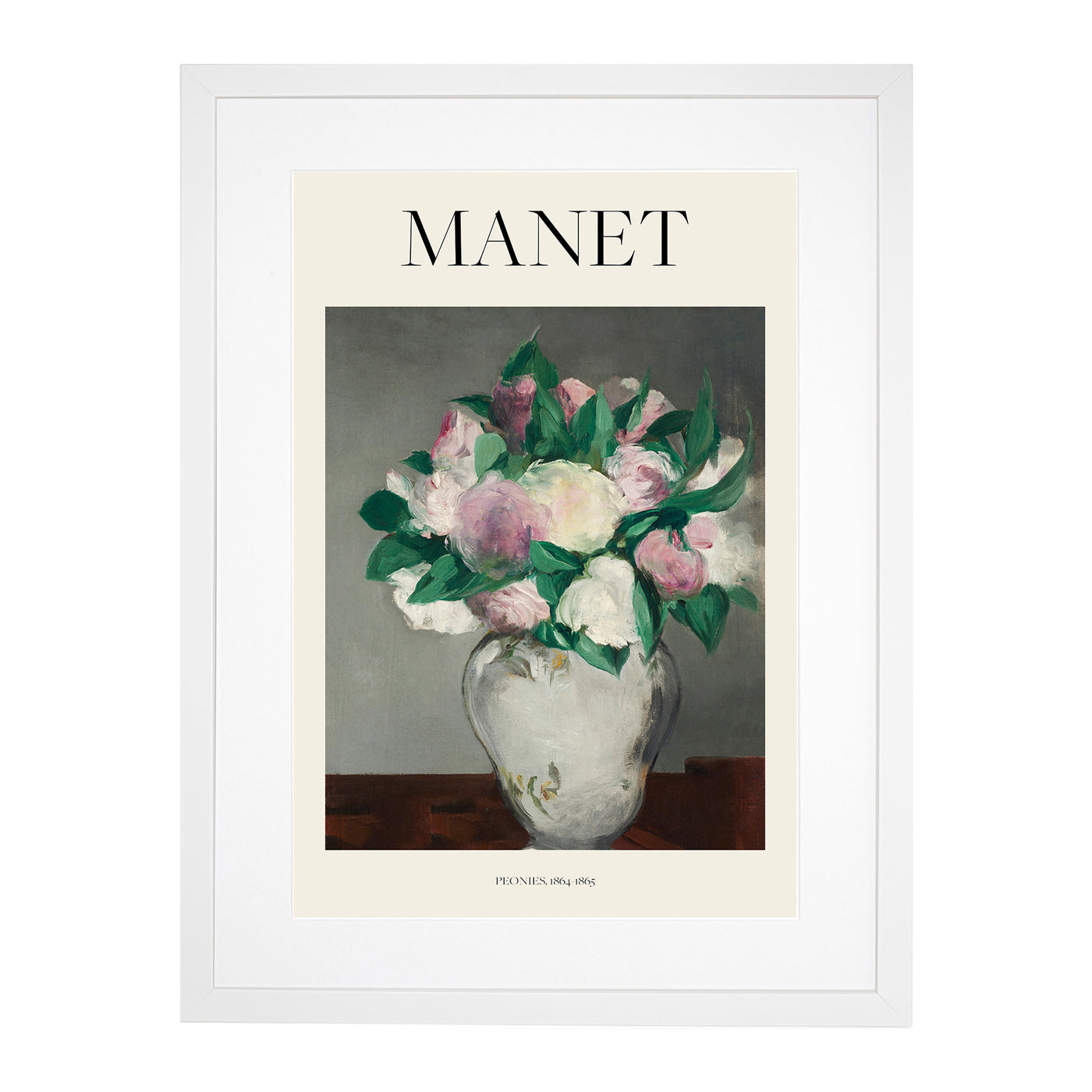 Peonies Print By Edouard Manet