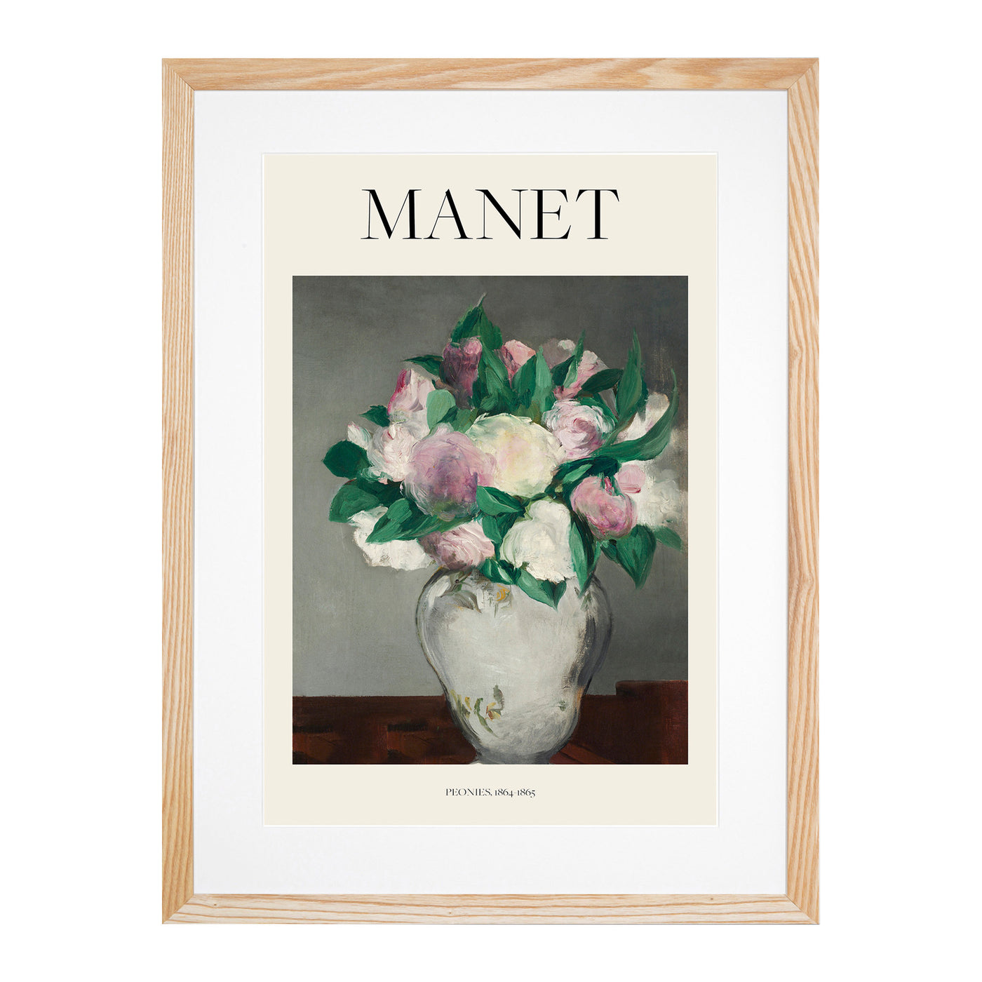 Peonies Print By Edouard Manet