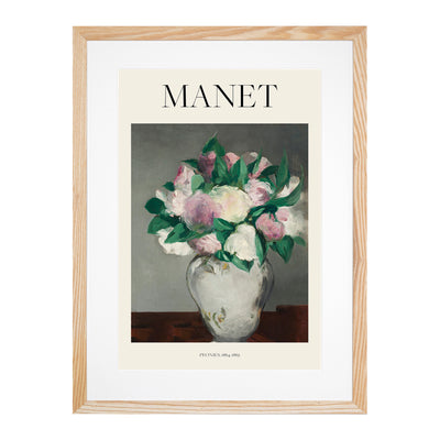 Peonies Print By Edouard Manet