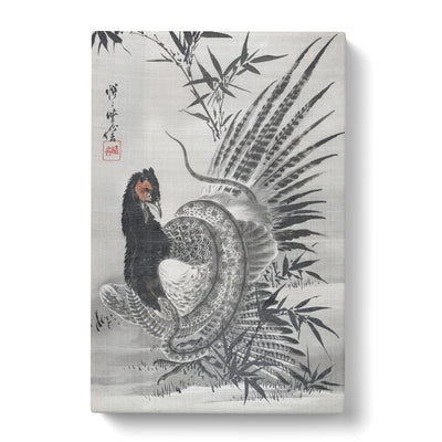 Pheasant Caught By A Snake By Kawanabe Kyosai Canvas Print Main Image