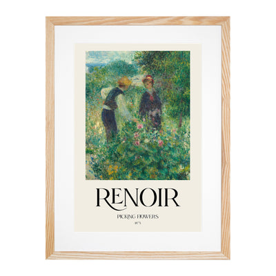 Picking Flowers Print By Pierre-Auguste Renoir