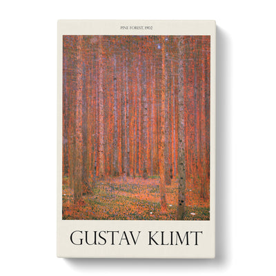 Pine Tree Forest Print By Gustav Klimt Canvas Print Main Image