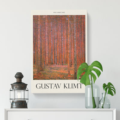 Pine Tree Forest Print By Gustav Klimt