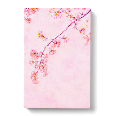 Pink Blossom Cherry Tree Painting Canvas Print Main Image