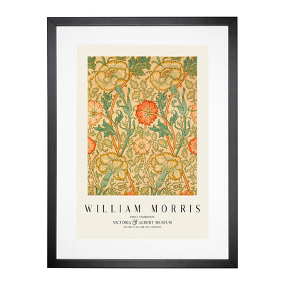 Pink And Rose Print By William Morris Framed Print Main Image