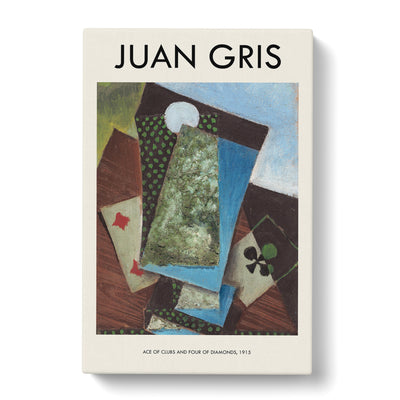 Playing Cards Print By Juan Gris Canvas Print Main Image