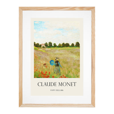 Poppy Field Vol.2 Print By Claude Monet