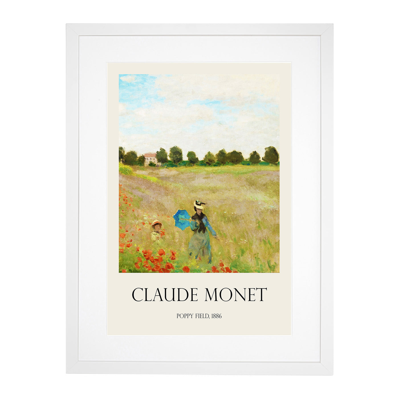 Poppy Field Vol.2 Print By Claude Monet