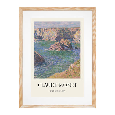 Port Domois, Belle Isle Print By Claude Monet