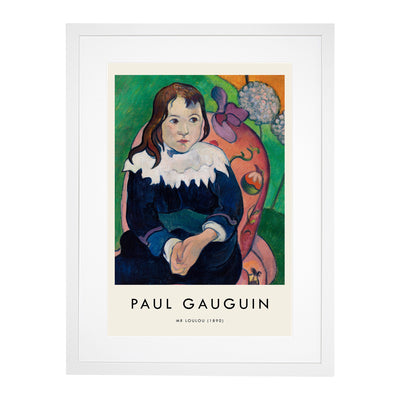 Portrait Of A Child Print By Paul Gauguin