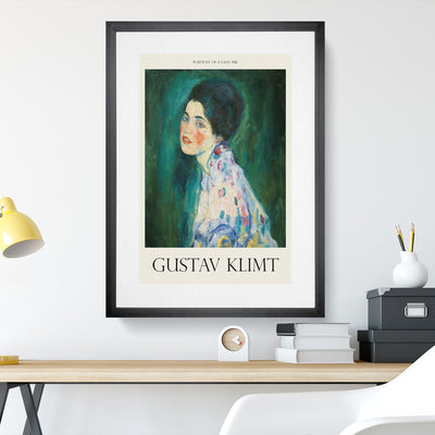 Portrait Of A Lady Print By Gustav Klimt