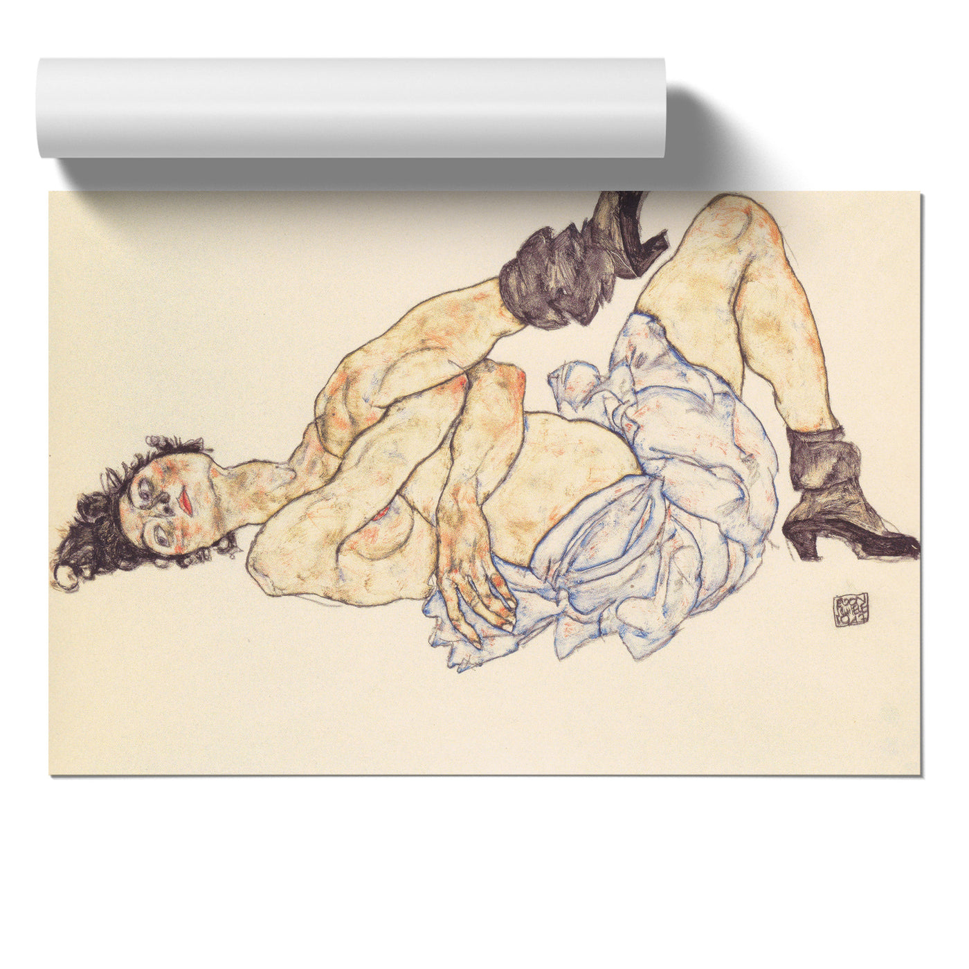 Portrait Of A Woman Vol.5 By Egon Schiele
