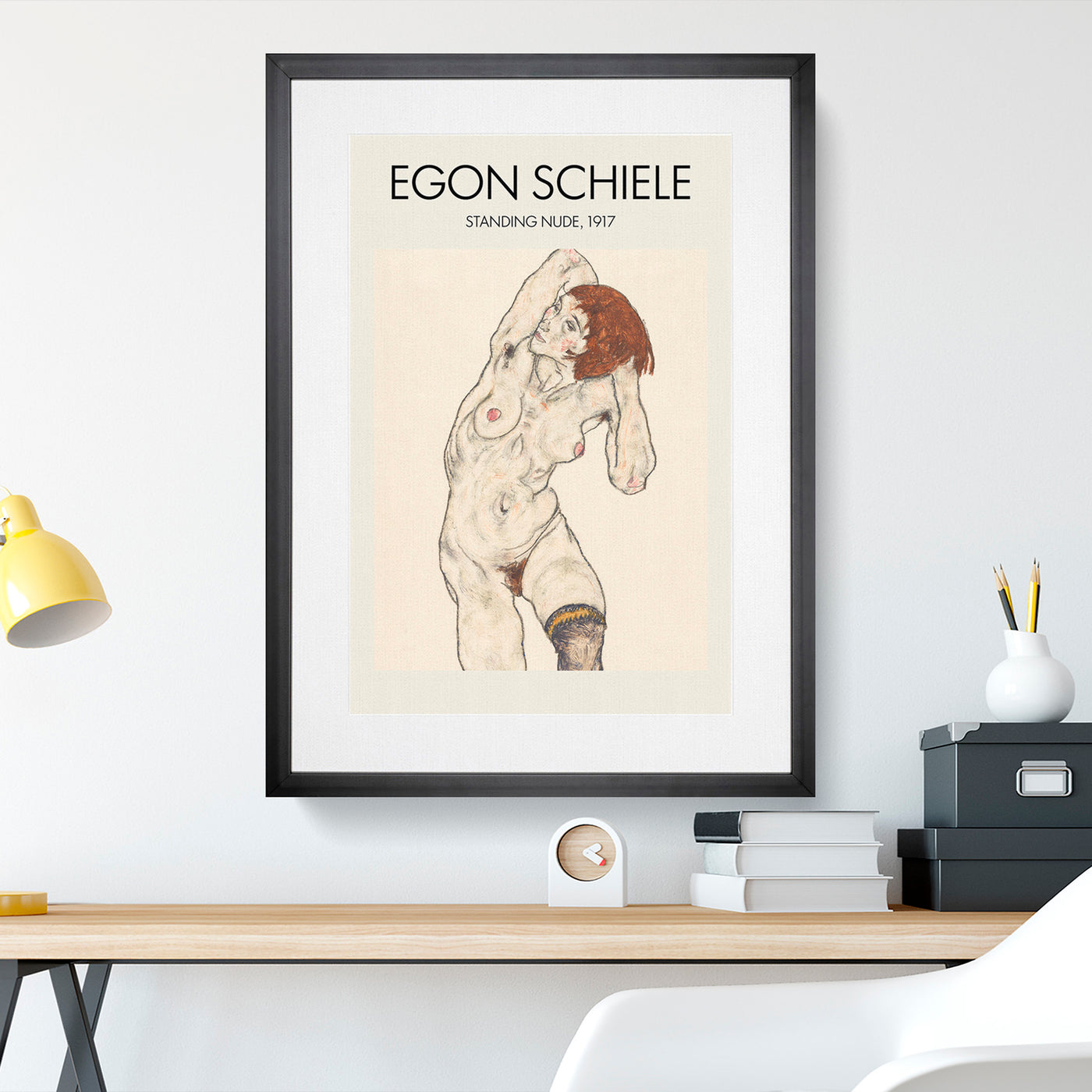 Portrait Of A Woman Vol.7 Print By Egon Schiele