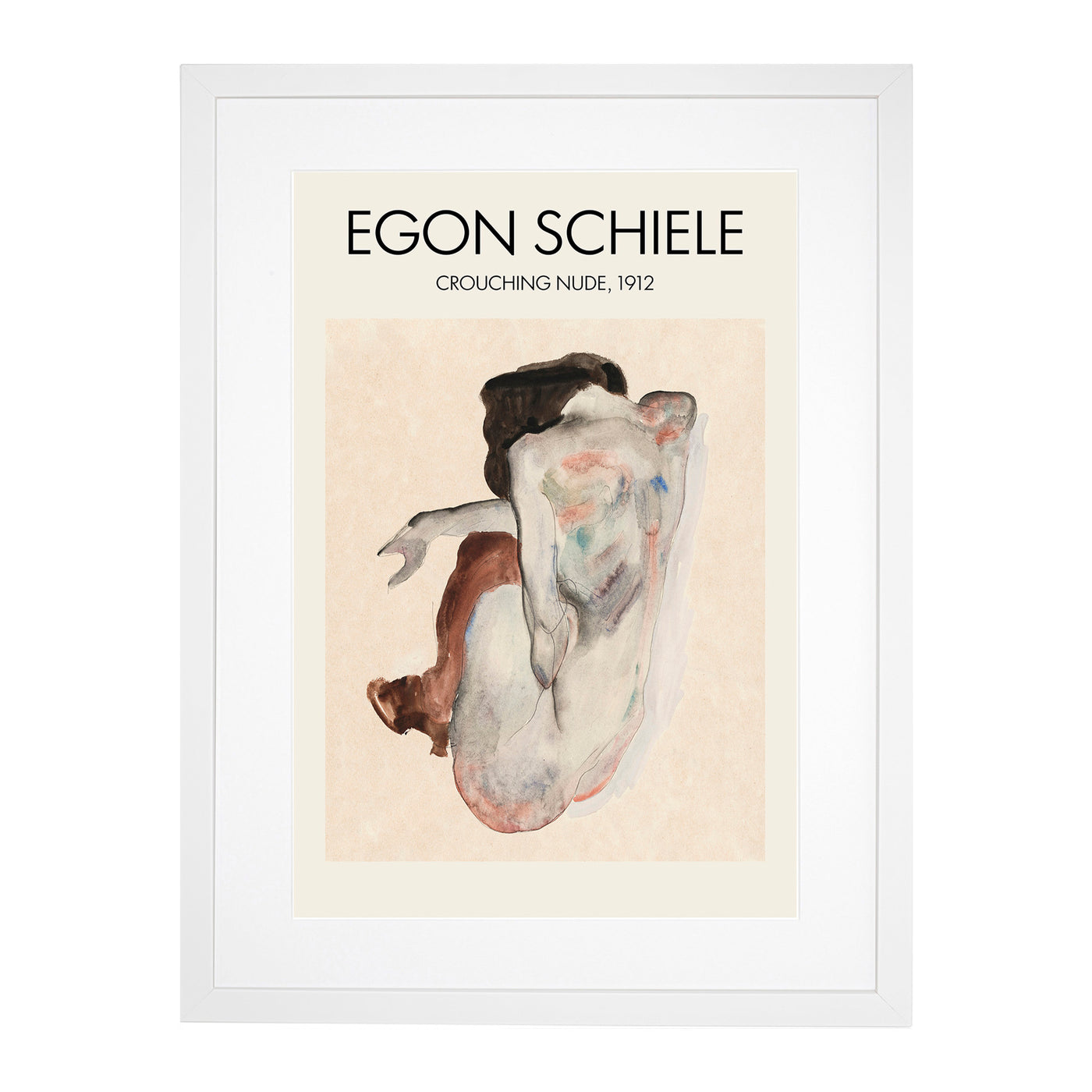 Portrait Of A Woman Vol.8 Print By Egon Schiele