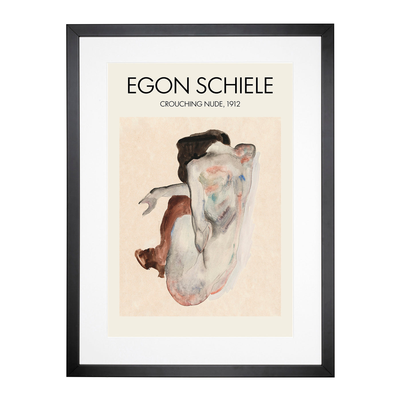 Portrait Of A Woman Vol.8 Print By Egon Schiele Framed Print Main Image