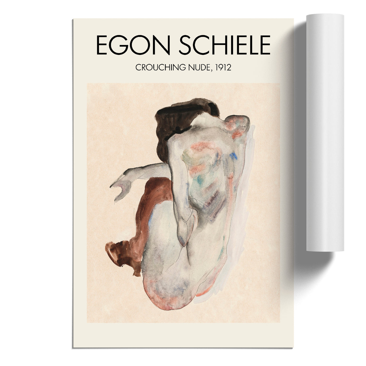 Portrait Of A Woman Vol.8 Print By Egon Schiele