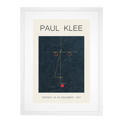 Portrait Of An Artist Print By Paul Klee