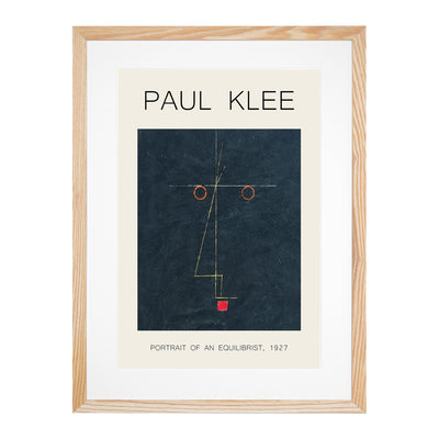 Portrait Of An Artist Print By Paul Klee