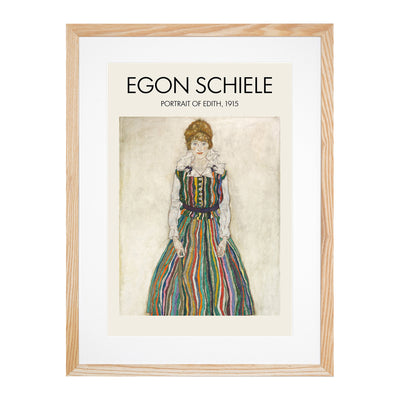 Portrait Of Edith Print By Egon Schiele