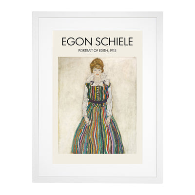 Portrait Of Edith Print By Egon Schiele