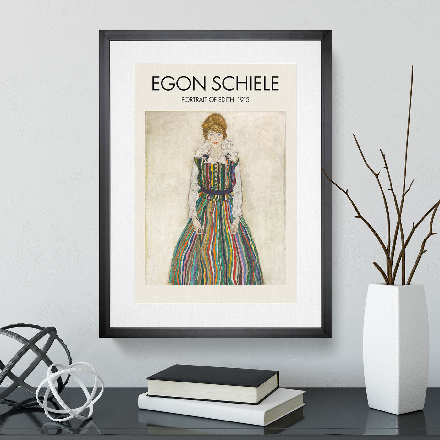 Portrait Of Edith Print By Egon Schiele