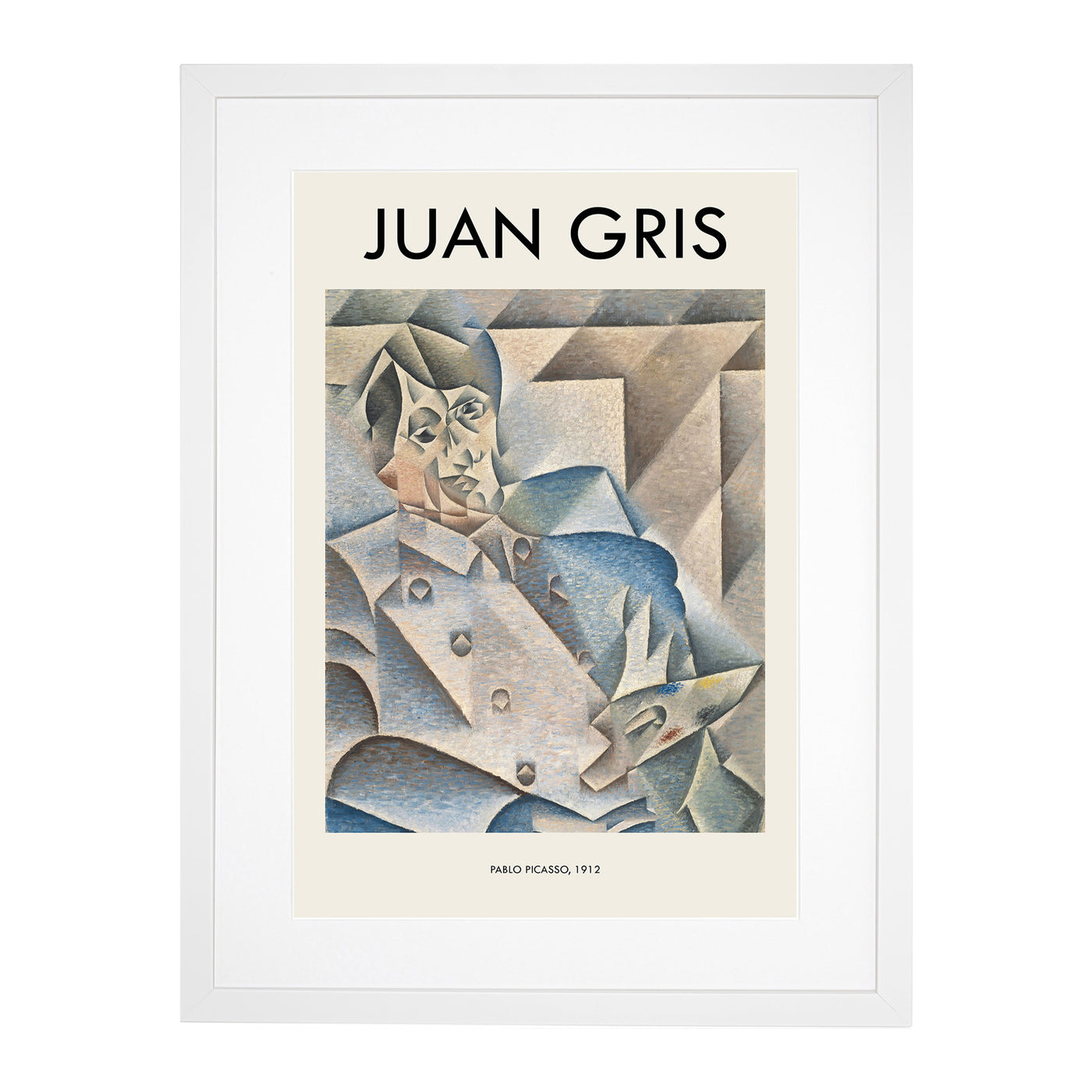 Portrait Of Pablo Picasso Print By Juan Gris