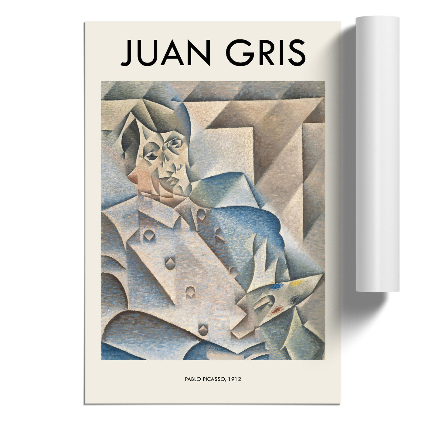 Portrait Of Pablo Picasso Print By Juan Gris