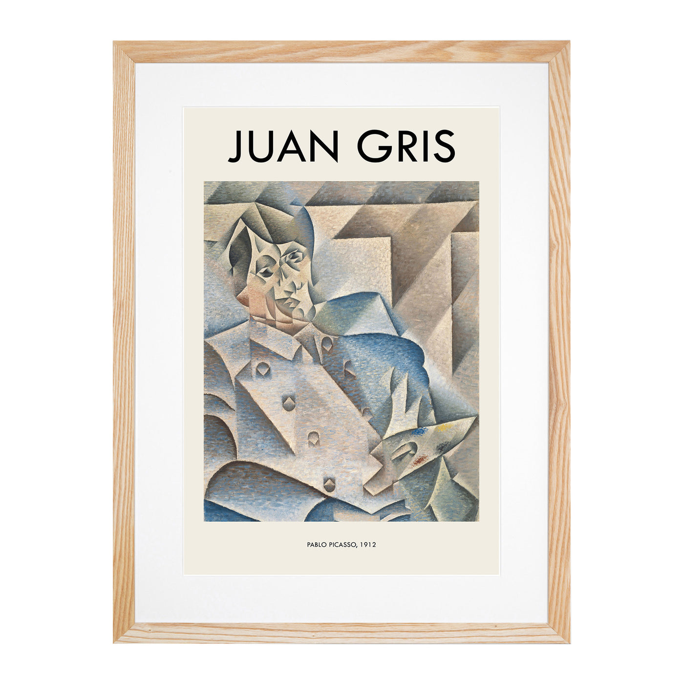 Portrait Of Pablo Picasso Print By Juan Gris