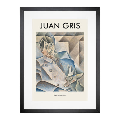 Portrait Of Pablo Picasso Print By Juan Gris Framed Print Main Image