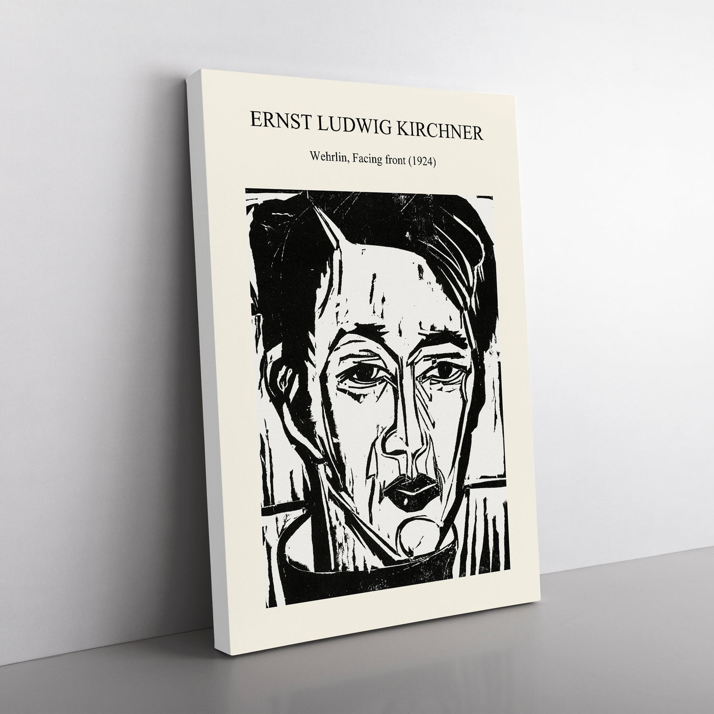 Portrait Of Wehrlin Print By Ernst Ludwig Kirchner