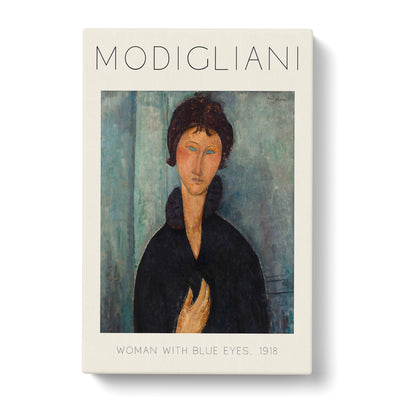 Portrait Of A Woman Vol.8 Print By Amedeo Modigliani Canvas Print Main Image