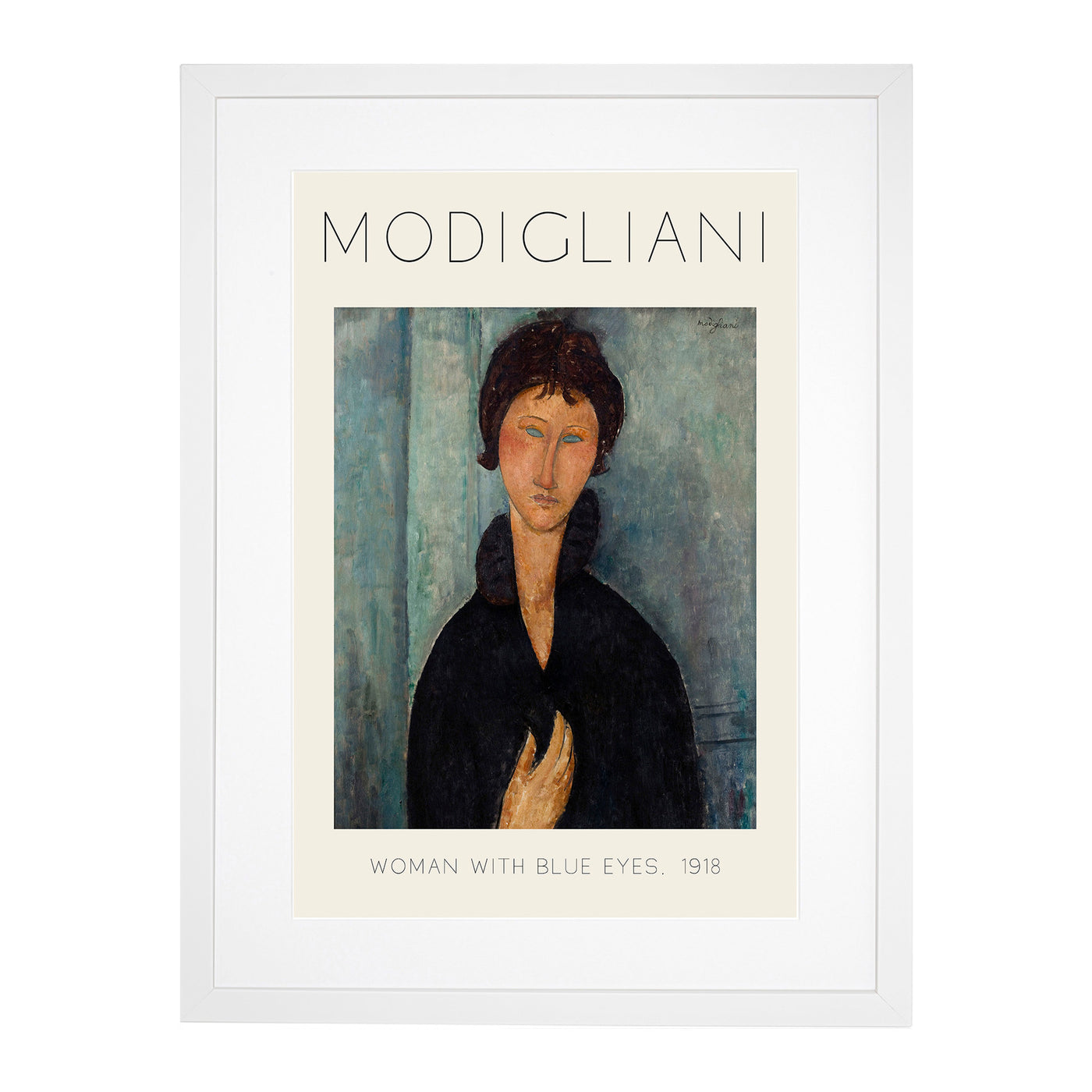 Portrait Of A Woman Vol.8 Print By Amedeo Modigliani