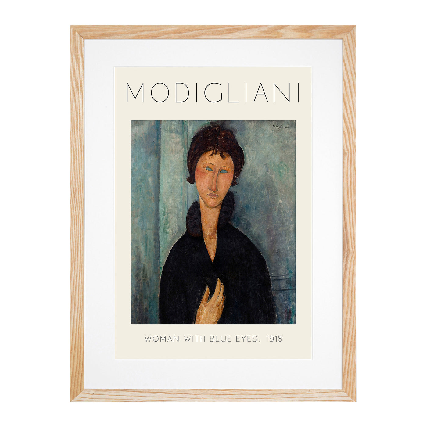 Portrait Of A Woman Vol.8 Print By Amedeo Modigliani