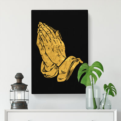 Praying Hands In Gold