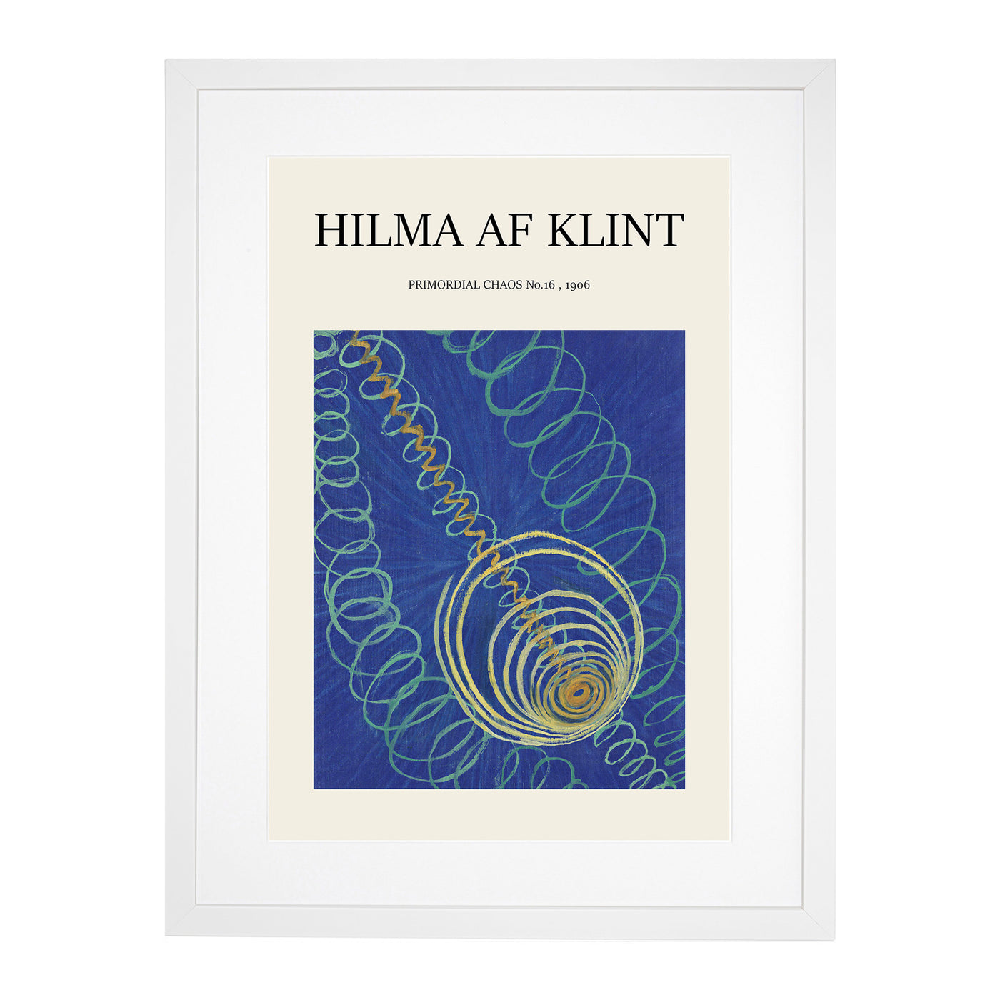 Primordial Chaos No.16 Print By Hilma Af Klint